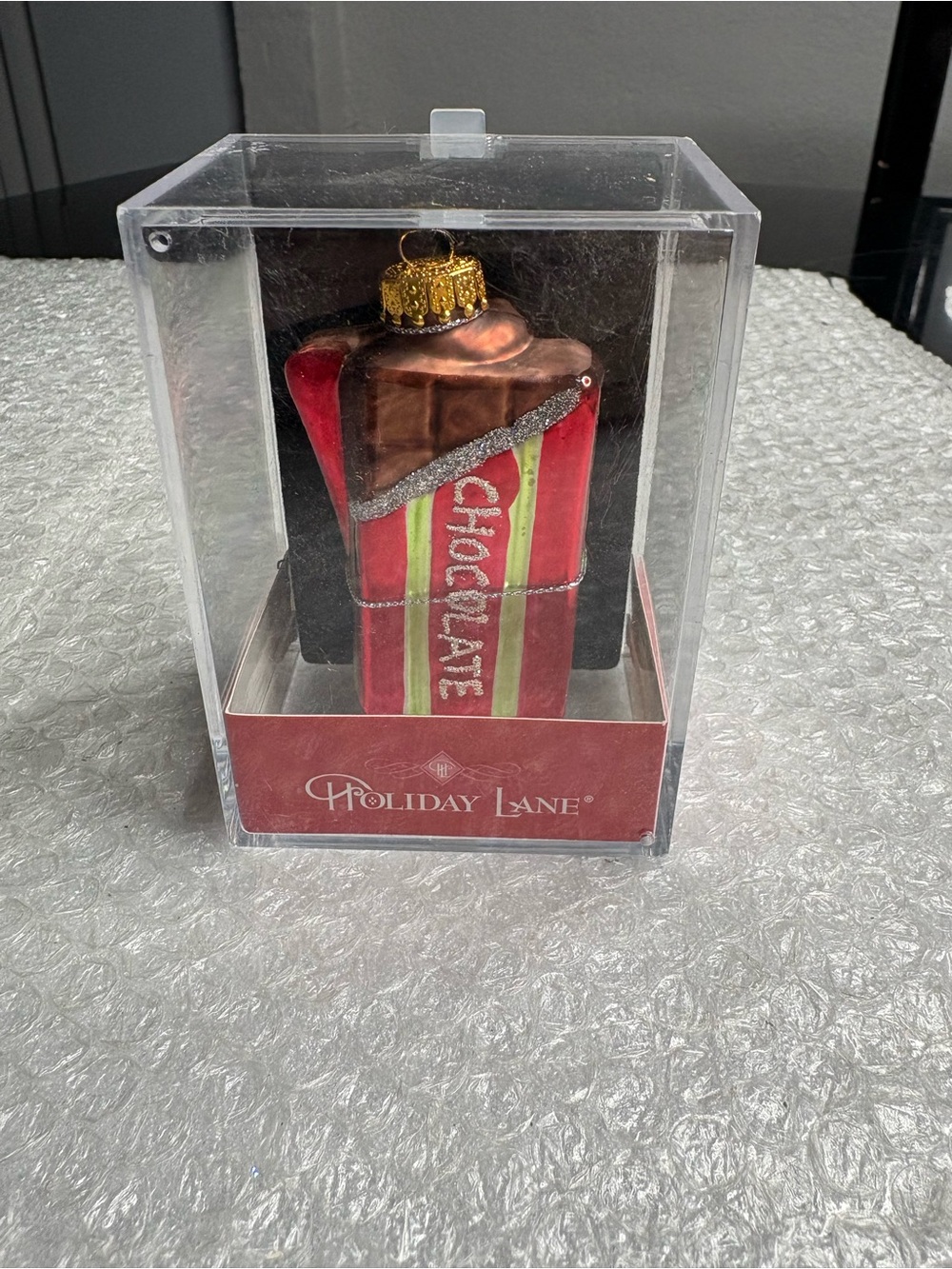Holiday Lane Chocolate Bar Christmas Ornament